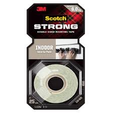 3m scotch indoor double sided mounting