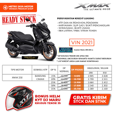 Xmax 250 cc memiliki posisi riding tegak sehingga meningkatkan kontrol serta pandangan yang baik bagi pengendara. Xmax 250 Cc Cash Kredit Sepeda Motor Yamaha X Max Resmi Baru Otr Bandung Cimahi Shopee Indonesia