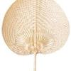 Choose from carved wooden leaf blades, palm, bamboo, and even nautical style fans with blades resembling sails from a sailboat. 1