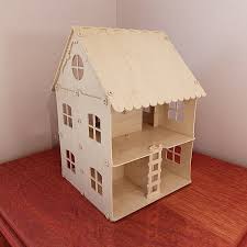 Great Wooden Dollhouse Model 1 12