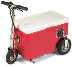 cooler scooter chills drinks at 14 mph