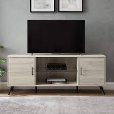 modern with glass shelf tv stand