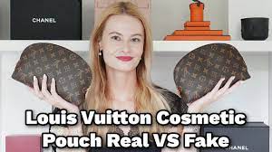 louis vuitton cosmetic pouch real vs