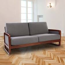 atlanta stylish 2 seater sofa in walnut