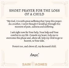 9 short prayers for the loss of a child