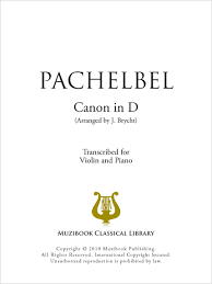 Pachelbel was a german baroque composer and organist and is best remembered for his canon in d, which is often heard at weddings. Canon In D Violin And Piano Johann Pachelbel Ean13 3700681113064 Sheet Music Place