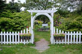 Wooden Arbour Or Arbor Erected