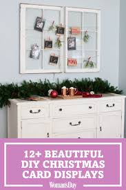 Print or send as ecard for free! 20 Diy Christmas Card Holder Ideas How To Display Christmas Cards