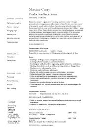 Resume For Manufacturing Jobs Putasgae Info