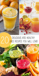 The recipes given on this page may particularly help with certain health conditions. 20 Most Delicious And Healthy Juice Recipes You Will Love