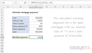 estimate morte payment excel