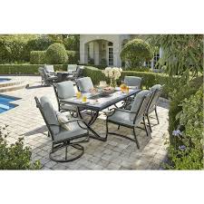 7 Piece Metal Outdoor Dining Set