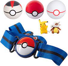 Buy Pokémon Clip 'N' Go Belt Set with 3 Poké Balls & 2 Figures - Includes  Pikachu and Cubone Figure - Holds Up to 6 Pokeballs - Ages 4 Online in  India. B07QYWR4MM