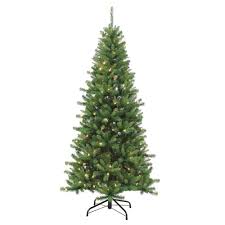 Sterling 7 Ft Indoor Pre Lit Led Ozark Pine Artificial Christmas Tree With 230 Color Changing Lights