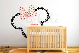 Mickey Mouse Head Wall Decal Minnie