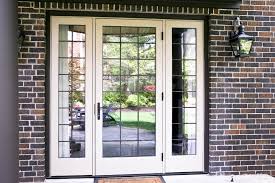 Leaded Glass French Doors Metal Clad