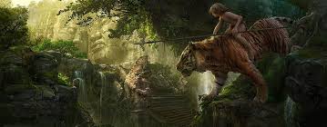 jungle book art luminos tiger