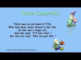 rude limericks exle limerick poems