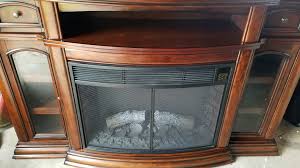 Electric Fireplace Media Mantle