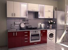Single Wall Modular Kitchen Concept And