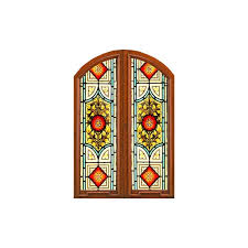 Faux Miniature Stained Glass Window