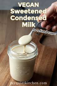 vegan condensed milk no coconut my