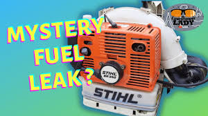 solving a stihl br340 mystery fuel
