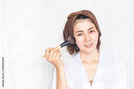 makeup beautiful asian female