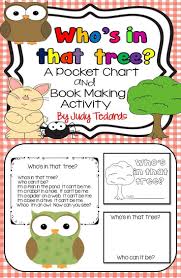 Whos In The Tree Pocket Chart And Student Books