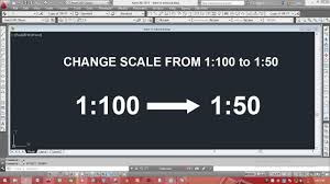Autocad How To Change Scale 1 100 To Be 1 50 In Autocad Autocad Tutorial