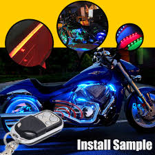 Details About 8x Rgb Led Motorcycle Lighting Neon Glow Lights Strips Kit For Yamaha Bikes