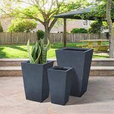 Lightweight Concrete Flower Pots