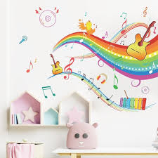 Rainbow Al Note Wall Decals