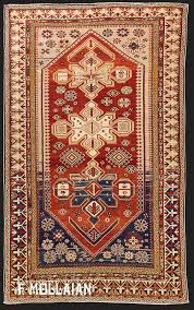 antique caucasian shirvan rug n