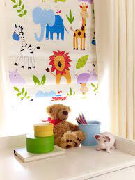 Add a touch of opulence to your windows without the steep price with our custom roman blinds. Safari Multi Roman Blind Childrens Curtains Children Room Boy Kid Room Decor