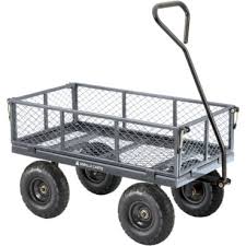 gorilla carts 600 lb steel utility cart