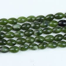 whole canadian jade rice beads