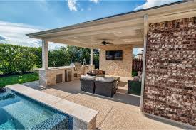Cinco Ranch Patio Cover And Outdoor Kitchen