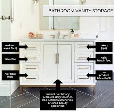 bathroom vanity organizers
