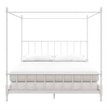 metal canopy bed king size frame