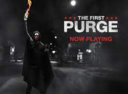To push the crime rate below one percent for the rest of the year, the new founding fathers of america test a sociological theory that vents aggression for one night in one isolated community. The First Purge Universal Pictures