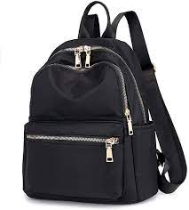 women nylon mini backpack purse