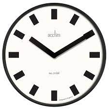 Modern Black And White Wall Clock