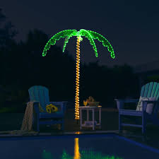 7 Ft Led Rope Light Tropical Palm Tree