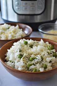 instant pot parmesan rice and peas
