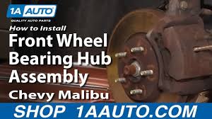 How To Replace Wheel Bearing Hub 04 12 Chevy Malibu