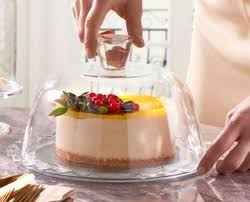 Buy Glass Cake Plate Dome Lara D26 For
