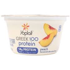 yoplait greek yogurt 100 calorie peach