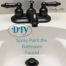 Diy Spray Paint Your Bathroom Faucet