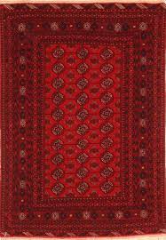afghan bokhara red rectangle 4x6 ft